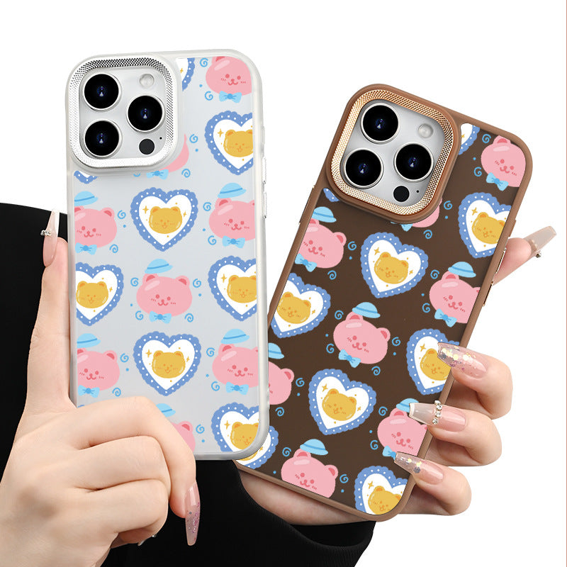 Cute anti-fingerprint phone case for iPhone