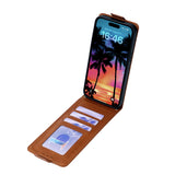 Flip up and down card holder case for iPhone