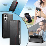 Flip business card insertion wallet case for iPhone