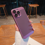 Heat Dissipation Oil-spray Lens Protector Case for iPhone