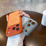 Original color magnetic anti-drop case for iPhone