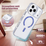 Magsafe Magnetic Transparent Glitter Case for iPhone