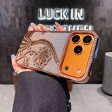 Sparkling Sand Butterfly Water Diamond Sparkling Powder Case for iPhone