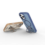 Rotating stand frosted case for iPhone