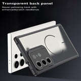 With Lens Stand Iridescent Magnetic Case for Samsung