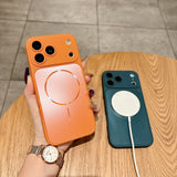 Original color electroplated high-end magnetic case for iPhone