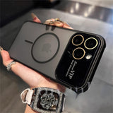 Large window Magsafe Magnetic case for iPhone