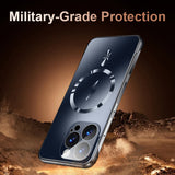 Dazzling Magnetic Borderless Frosted Phone Case for iPhone