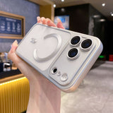Matte magnetic plated case for iPhone