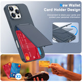 Card Holder Frosted Phone Case for iPhone