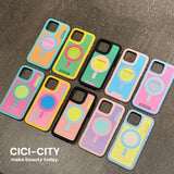 Dopamine contrast color niche case for iPhone