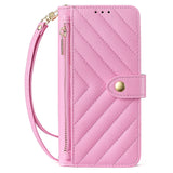 Zipper Card Slot Crossbody Wallet Case for Samsung