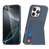 Card Holder Frosted Phone Case for iPhone