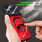 Skin-feel invisible stand magnetic case for iPhone