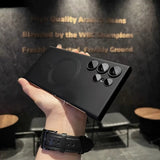 Frosted borderless magnetic phone case for Samsung