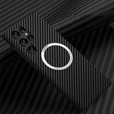Magsafe Magnetic Ultra Thin Carbon Fiber Case For Samsung