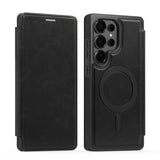 RFID Magsafe Magnetic Flip Wallet Case for Samsung