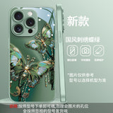 3D Bling Diamond Butterfly Glossy Case for iPhone