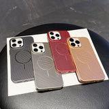 Electroplating metal paint mesh dissipation case For iphone