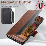 2-in-1 Magnetic Flip Card Slot Wallet Case for Samsung