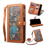 RFID handle rope crossbody case for iPhone
