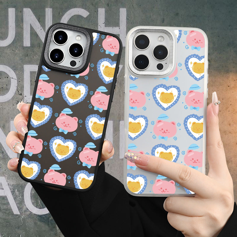 Cute anti-fingerprint phone case for iPhone