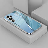 Simple Business Glass Case For Galaxy.