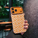 Cat and fish pattern magnetic ultra-thin case for iPhone