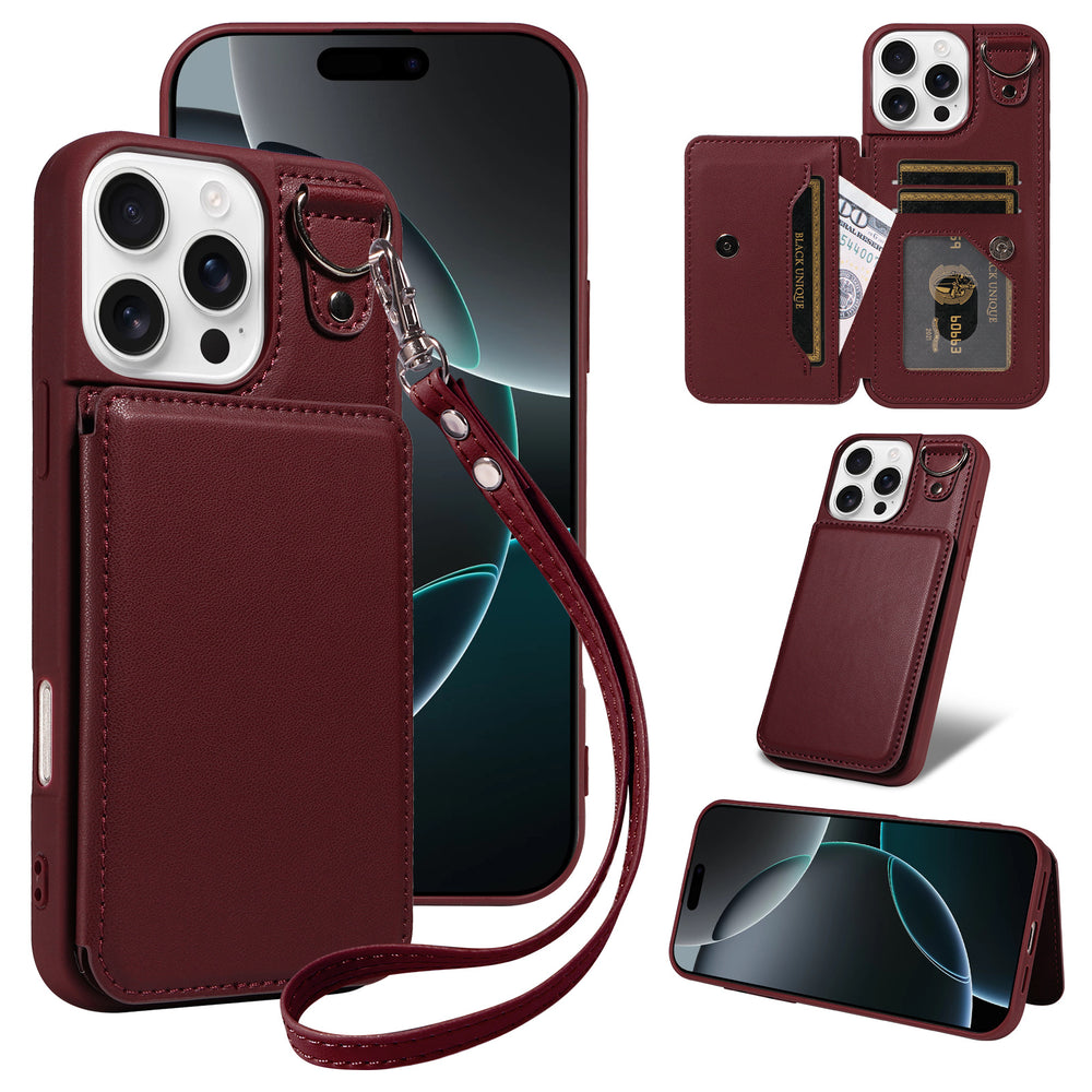 Stand Wallet Case for iPhone