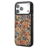 Embroidered style magnetic case for iPhone
