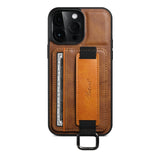 Wristband card insertion case for iPhone