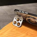 Dual-Bracket High-Transparency With Lens Film Case For iPhone