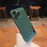 Heat Dissipation Oil-spray Lens Protector Case for iPhone