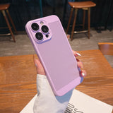Heat Dissipation Oil-spray Lens Protector Case for iPhone