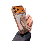 Sparkling Sand Butterfly Water Diamond Sparkling Powder Case for iPhone