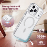 Magsafe Magnetic Transparent Glitter Case for iPhone
