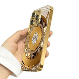 Diamond-Encrusted Compass Electroplated Case for iPhone