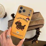 Air cushion embossed dog case for iPhone