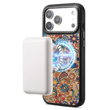 Embroidered style magnetic case for iPhone
