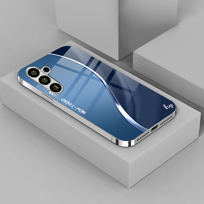 Simple Business Glass Case For Galaxy.