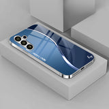 Simple Business Glass Case For Galaxy.