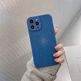 Mesh breathable heat dissipation case for iPhone