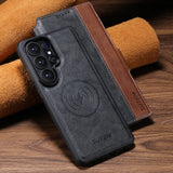 2-in-1 Magnetic Flip Card Slot Wallet Case for Samsung