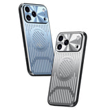 Magnetic Metal Hollow Heat Dissipation Case for iPhone