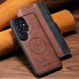 2-in-1 Magnetic Flip Card Slot Wallet Case for Samsung