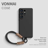 Lanyard liquid silicone case for Samsung