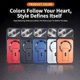 Skin-feel invisible stand magnetic case for iPhone