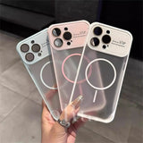 Large window Magsafe Magnetic case for iPhone