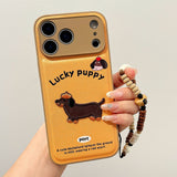 Air cushion embossed dog case for iPhone