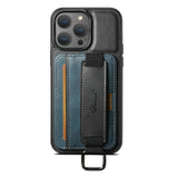 Wristband card insertion case for iPhone